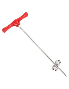 Cuchillo Espiral Manual Haohaiblooms 16 cm Acero Inoxidable Rojo