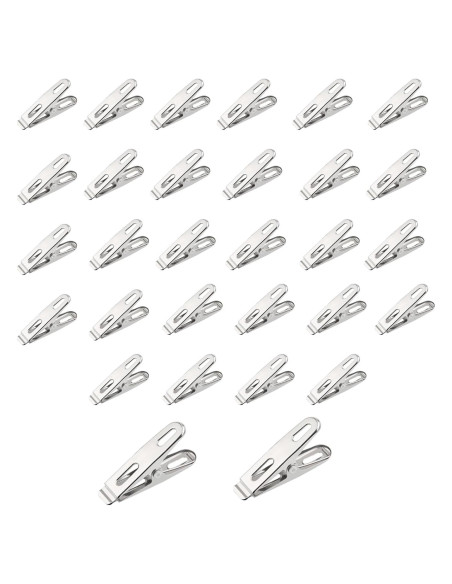 Juego de 30 Clips de Primavera Acero Inoxidable 5 cm ZHYOHEN