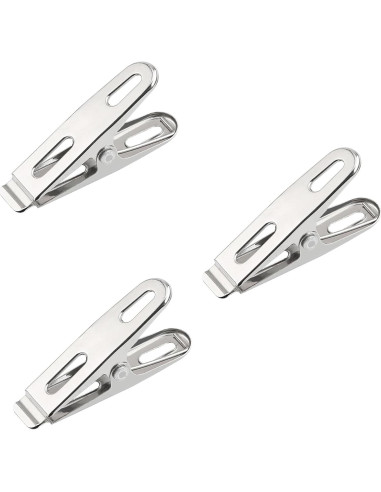 Juego de 30 Clips de Primavera Acero Inoxidable 5 cm ZHYOHEN