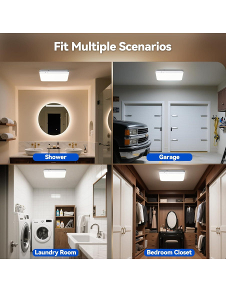 Luz de Techo KINDEEP con Sensor de Movimiento 19.8cm