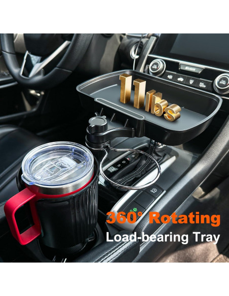 Bandeja para Portavasos Mejorada Aucurwen Giratoria 360
