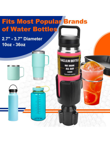 Bandeja para Portavasos Mejorada Aucurwen Giratoria 360