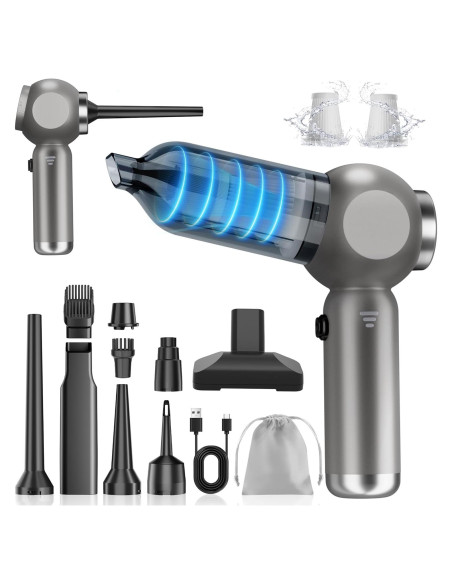 Aspiradora de Coche Portátil HOMIGIFTY ST-6697APlus 17500Pa