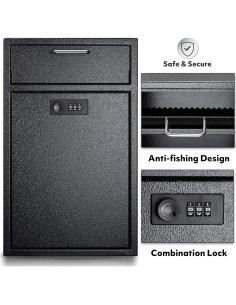 Caja de Correo de Pared POCHAR con Cerradura 21.84x12.07x36.20cm 2