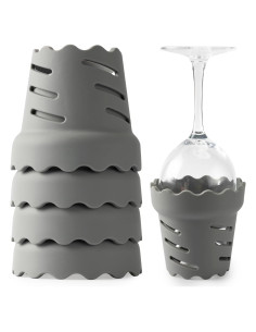 Soporte para Secado de Botellas LVLAMMAL - 4 Piezas Silicona