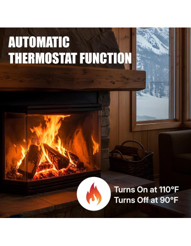 Termostato Automático Woodeze SS-1 para Estufas de Doble Pared