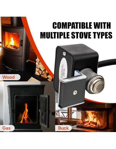 Termostato Automático Woodeze SS-1 para Estufas de Doble Pared