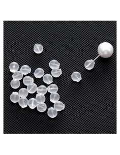 50 Copas de Seguridad Transparentes Mabor para Pendientes TPE