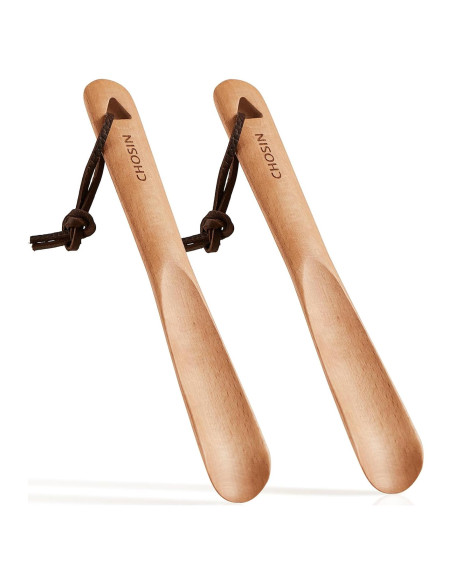 Cuchara para Zapatos CHOSIN de Madera - 2 Piezas Portátil