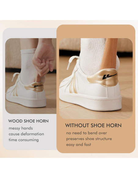 Cuchara para Zapatos CHOSIN de Madera - 2 Piezas Portátil