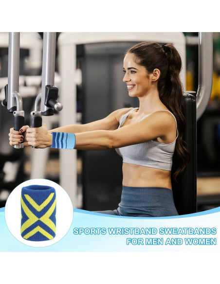 Muñequera Deportiva PATIKIL Transpirable para Baloncesto - 2 Pcs