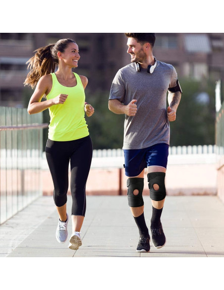 Faja de Rodilla NADUSEP Ajustable con Almohadilla Patelar 32-46 cm