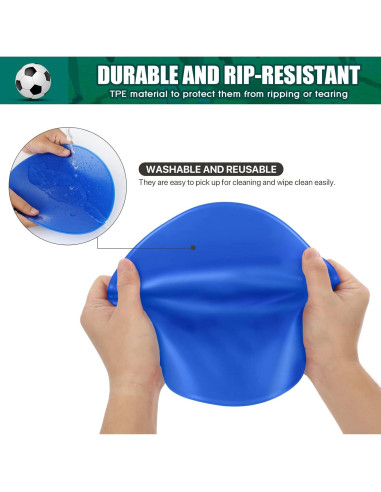 Puntos de Poliéster SIFENYU 12cm 60 Pcs Antideslizantes para Gimnasio