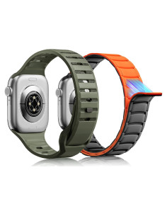 Correa DMMG para Apple Watch Ultra 49/46/45/44mm - 2 Pack Silicona