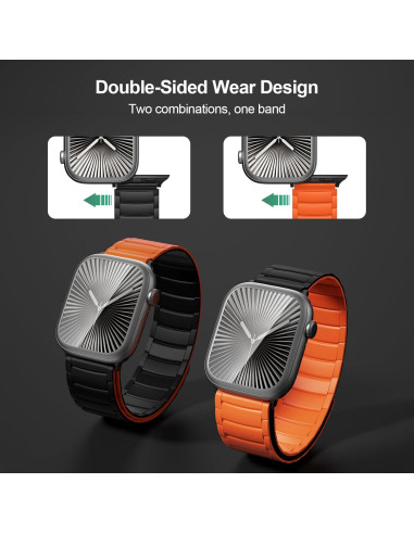 Correa DMMG para Apple Watch Ultra 49/46/45/44mm - 2 Pack Silicona