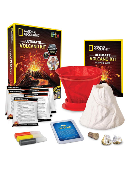 Kit de Volcán Nacional Geographic - Ciencia para Niños 8+