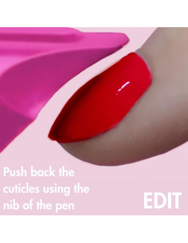 Bolígrafo Corrector 3-en-1 Lima Inc - Elimina Errores de Manicura