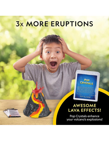 Kit de Volcán Nacional Geographic - Ciencia para Niños 8+