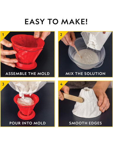 Kit de Volcán Nacional Geographic - Ciencia para Niños 8+