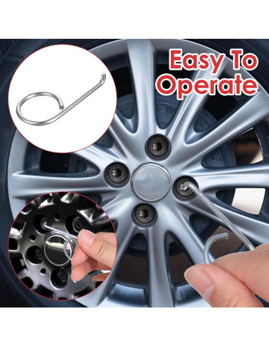 Juego de 6 herramientas Gtziqa para quitar cubiertas de tuercas