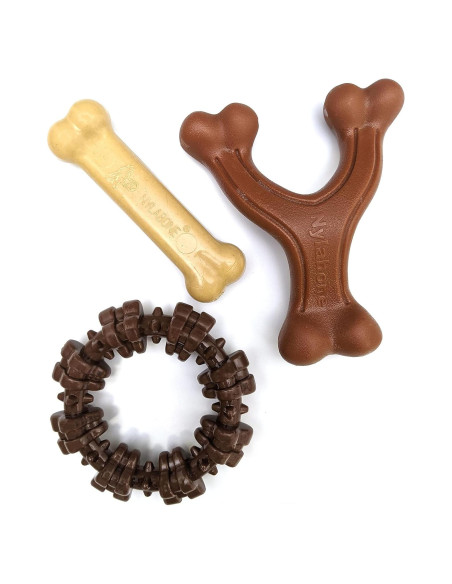 Paquete de 3 Juguetes para Perros Nylabone Power Chew