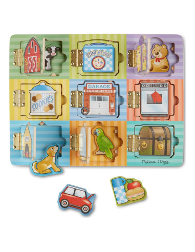 Tablero de Actividad de Madera Melissa & Doug - Esconde y Busca