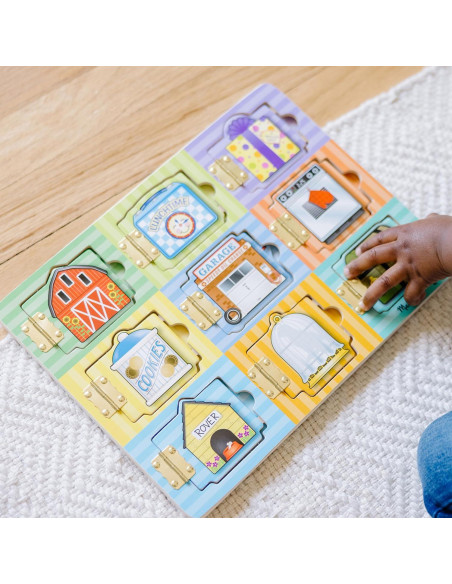 Tablero de Actividad de Madera Melissa & Doug - Esconde y Busca