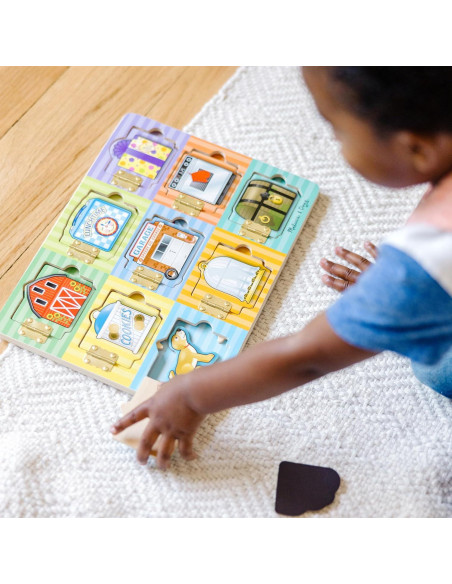 Tablero de Actividad de Madera Melissa & Doug - Esconde y Busca