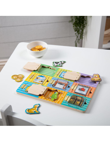 Tablero de Actividad de Madera Melissa & Doug - Esconde y Busca