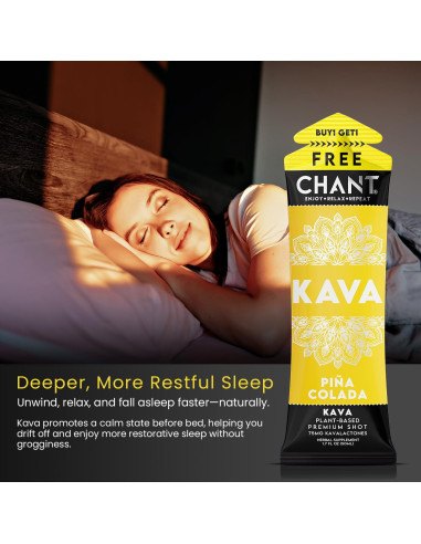 Chant Kava Shots 2 Unidades 50.3 ml Sabor Piña Colada