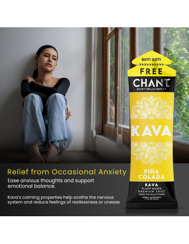 Chant Kava Shots 2 Unidades 50.3 ml Sabor Piña Colada