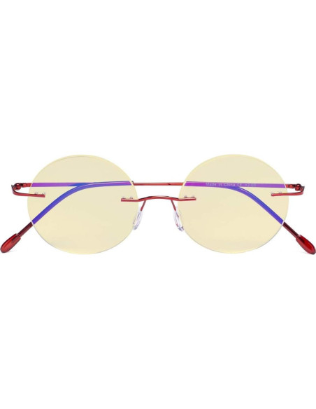 Gafas de Lectura Eyekepper Titanio Sin Montura +3.00 Lentes Naranjas