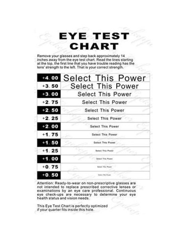 Gafas de Lectura Eyekepper Titanio Sin Montura +3.00 Lentes Naranjas