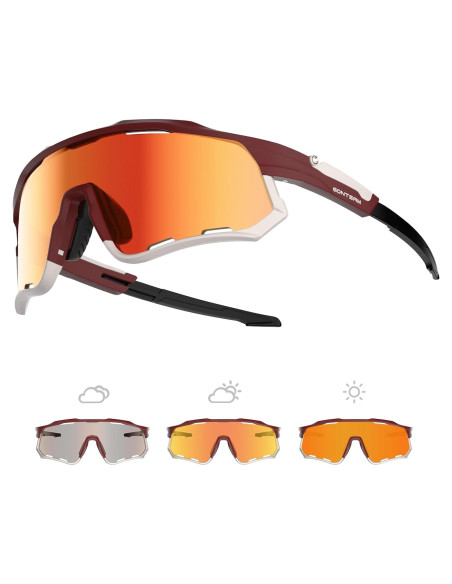 Gafas de Ciclismo GONTSAM Fotoquímicas Polarizadas UV400