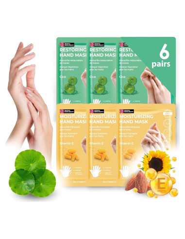 Guantes Hidratantes Derma Beauty 6 Pares Cuidado de Manos