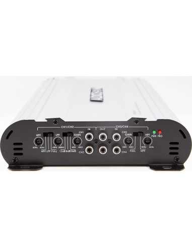 Amplificador Estéreo de Coche Audiobank P1604 1600W 4 Canales