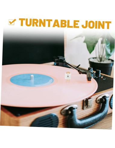 Conector de Tornamesa 5 Pines Milisten Baño de Oro