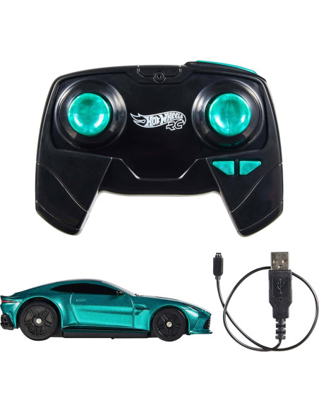 Coche de Control Remoto Aston Martin Vantage 1:64 Hot Wheels
