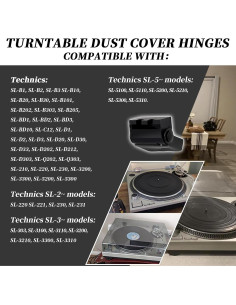 Bisagra de Cubierta de Polvo Technics SFATB33N01A - Compatible con Modelos SL-B, SL-D, SL-Q 2