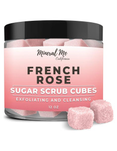 Exfoliante Corporal Rosa Francesa 340g - Cubos Hidratantes