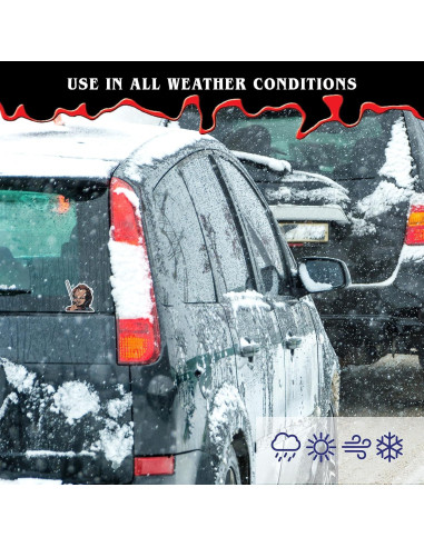 Set de 3 Calcomanías de Vinilo Chucky - Decoración Terrorífica