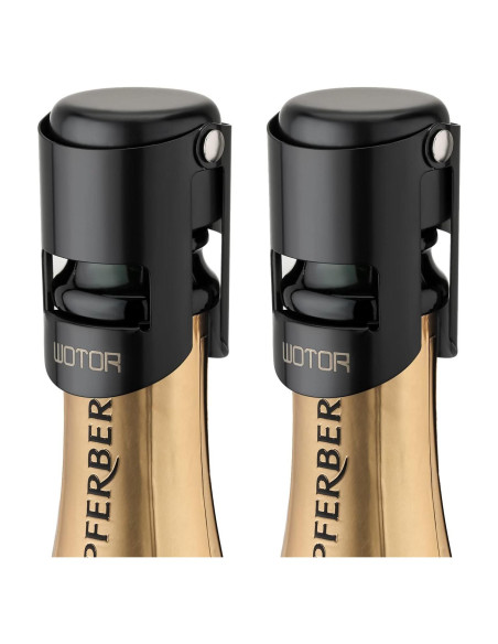 Tapones de Champagne WOTOR Acero Inoxidable 2 Piezas