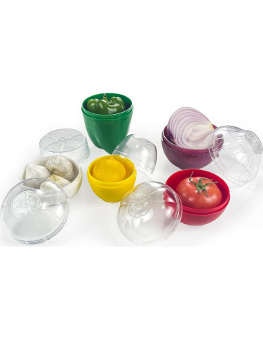 5PCS Contenedores de Almacenamiento Frutas y Verduras Magicaleast