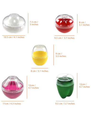 5PCS Contenedores de Almacenamiento Frutas y Verduras Magicaleast