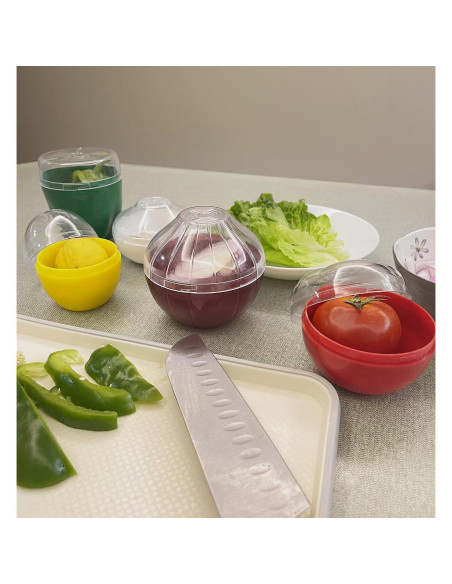 5PCS Contenedores de Almacenamiento Frutas y Verduras Magicaleast
