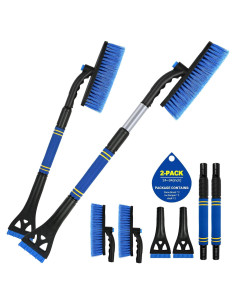 Raspador de Hielo y Cepillo de Nieve BFONS 2 en 1 360