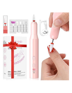 Taladro de Uñas Inalámbrico SAVILAND Rosa 20000RPM Recargable