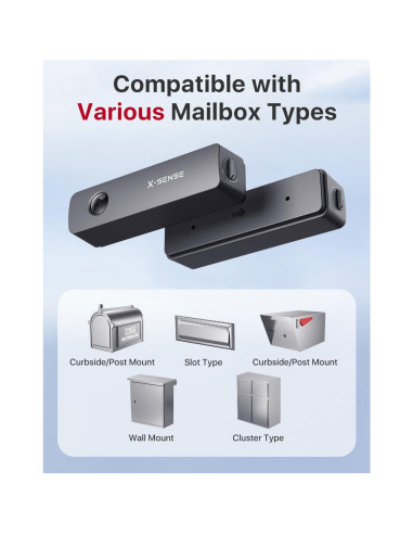 Alarma de Buzón Inteligente X-Sense SMA11 con Estación Base