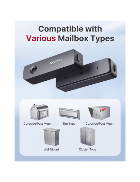 Alarma de Buzón Inteligente X-Sense SMA11 con Estación Base