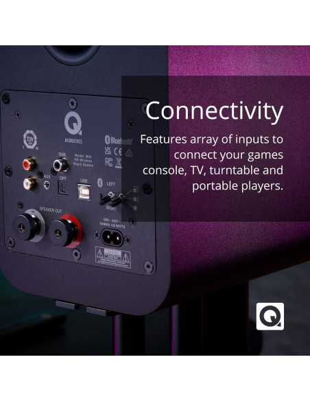 Altavoces Bluetooth Q Acoustics M20 HD Blanco 65W Estéreo